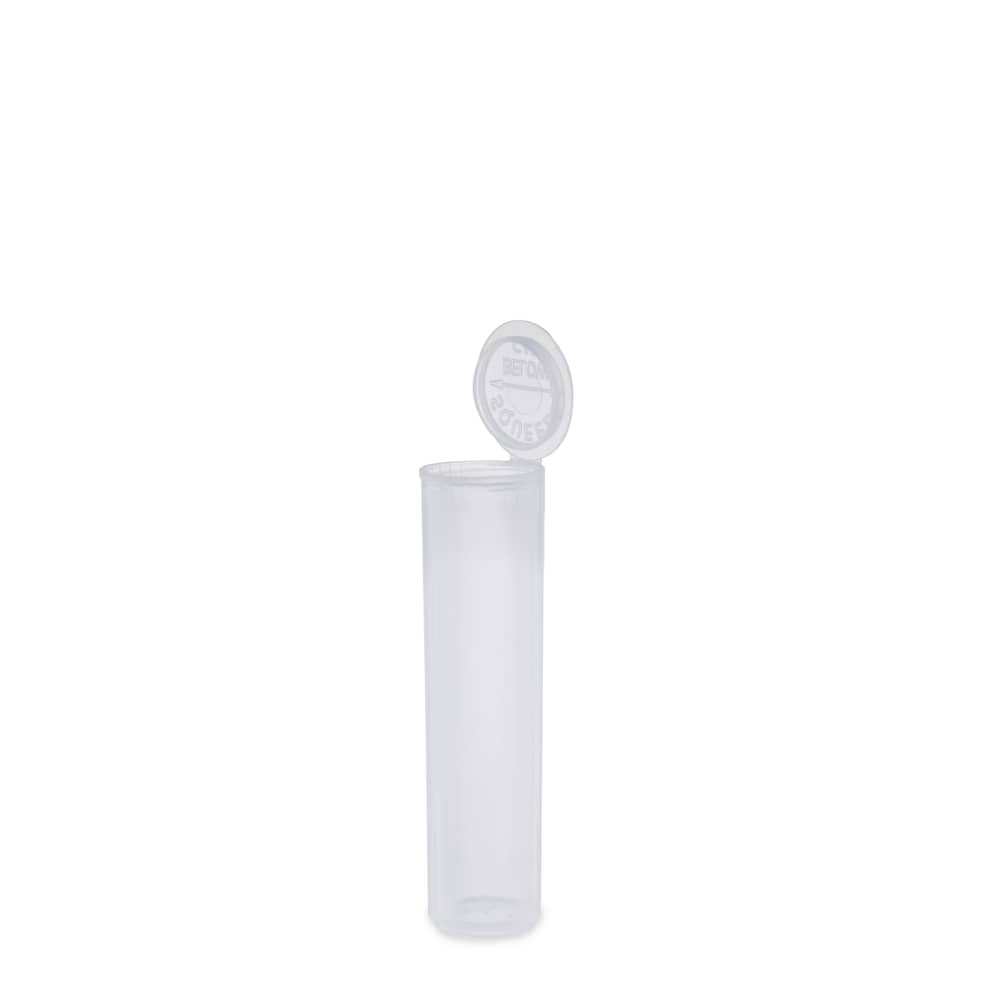 69mm Plastic CR Pre-Roll Pop-Top - Loud Lock - Clear - 1200ct