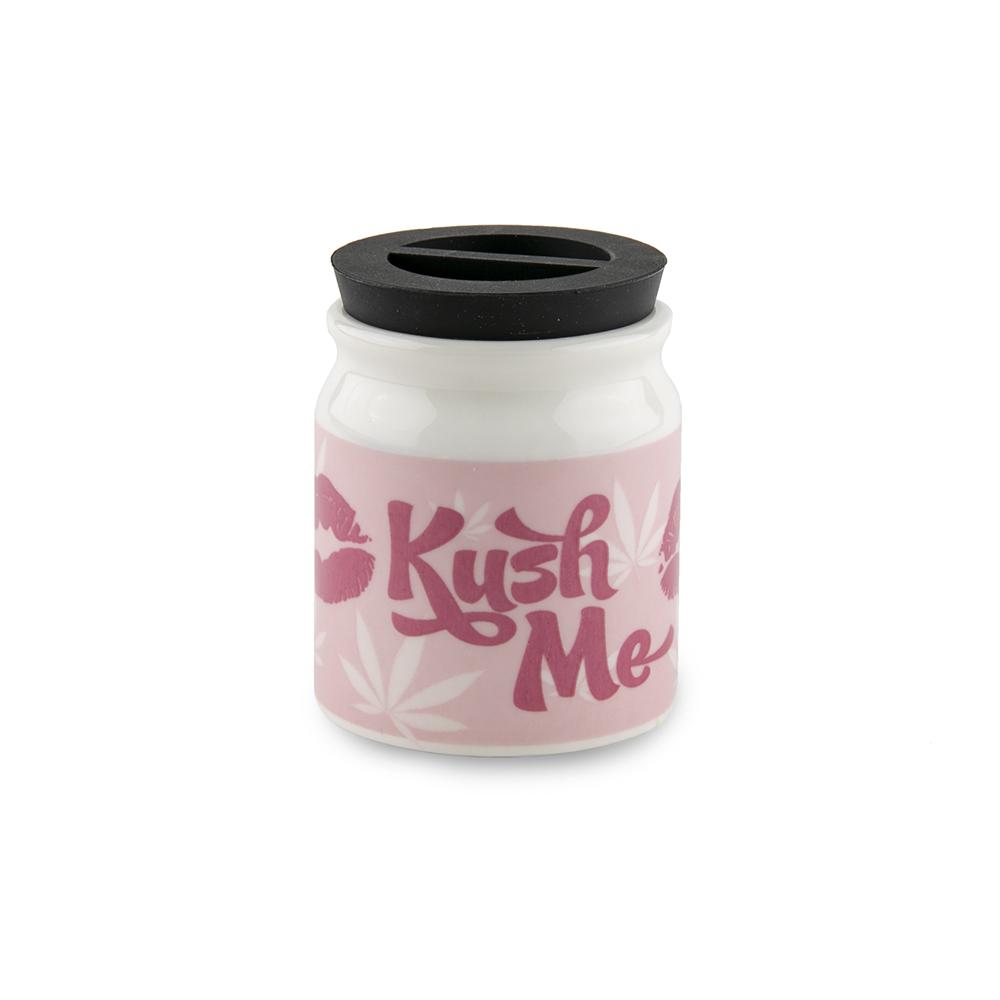 Ceramic Stash Jars - 3oz - Words - 12ct