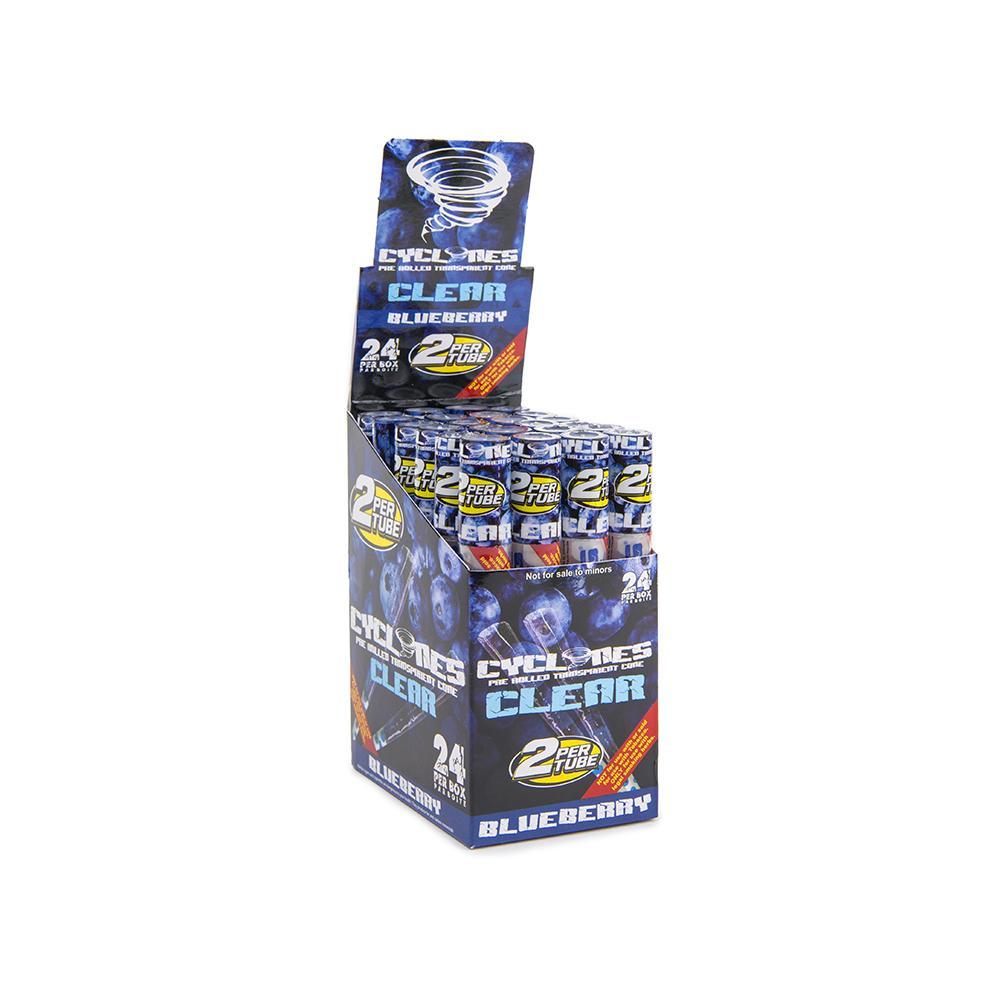 Cyclone Clear Blueberry - 24ct