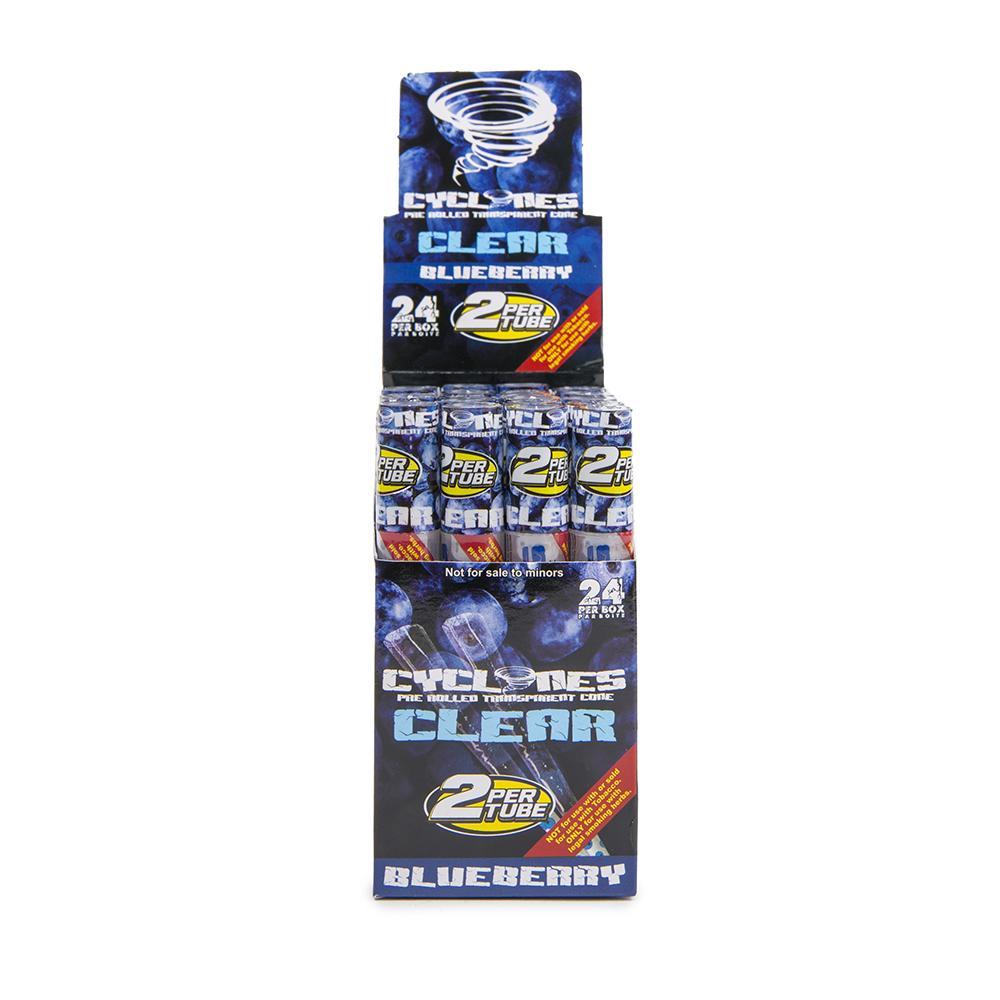 Cyclone Clear Blueberry - 24ct