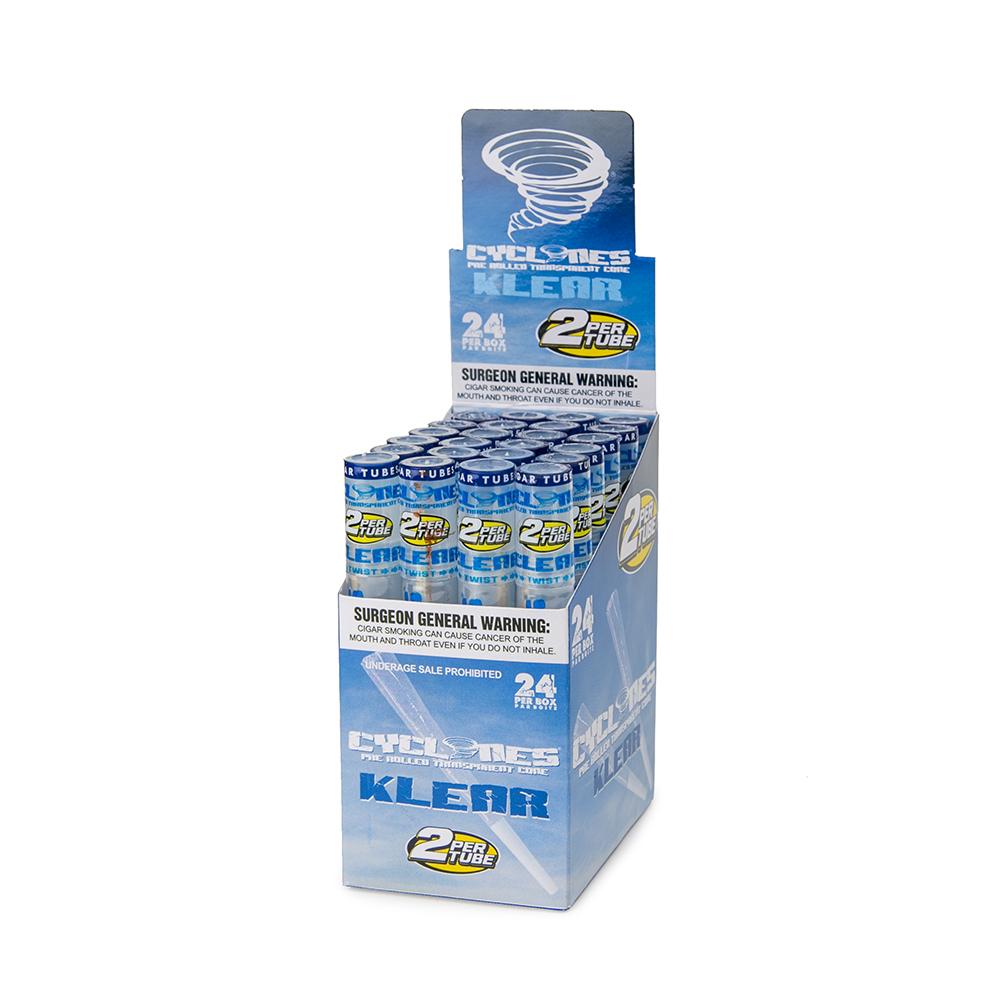 Cyclone Clear Wraps - Natural - 24ct