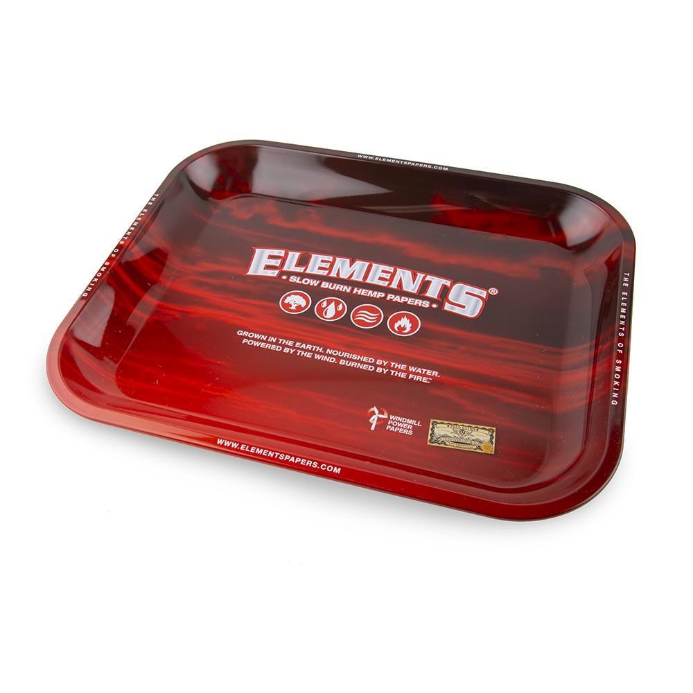 Elements Rolling Tray Red - Large