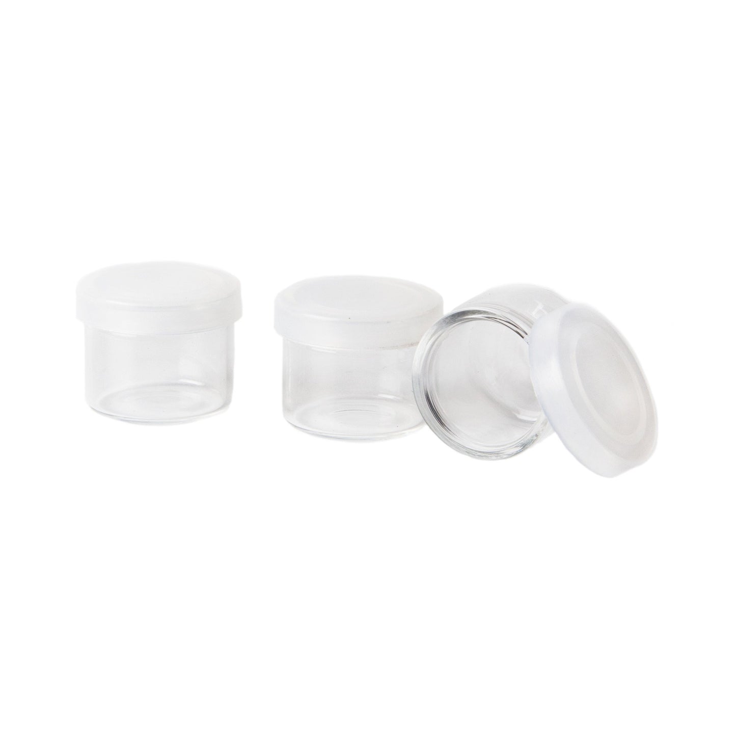 Glass No Neck Container 6ML - 144 Ct