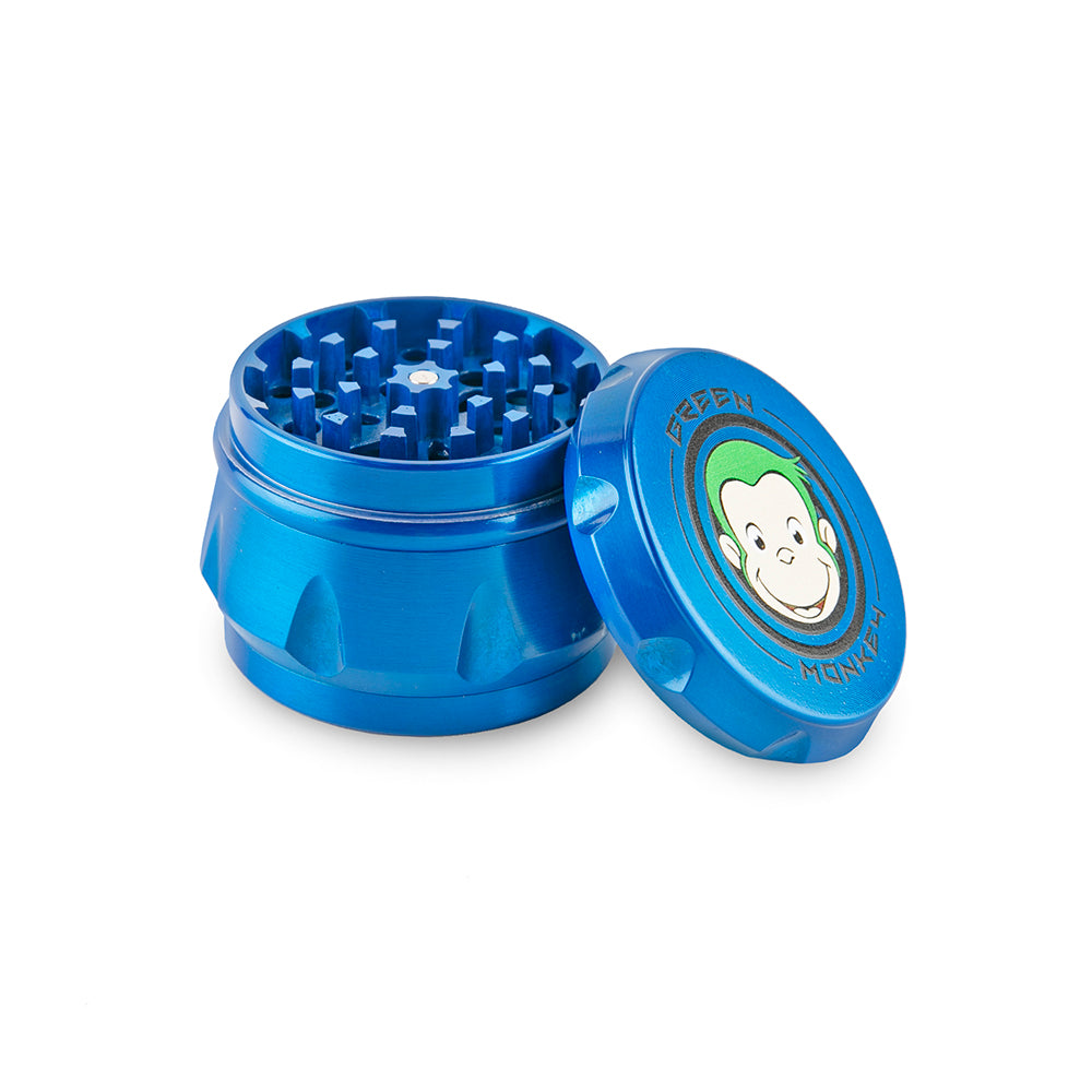 Green Monkey Grinder - Baboon - Blue - 63MM