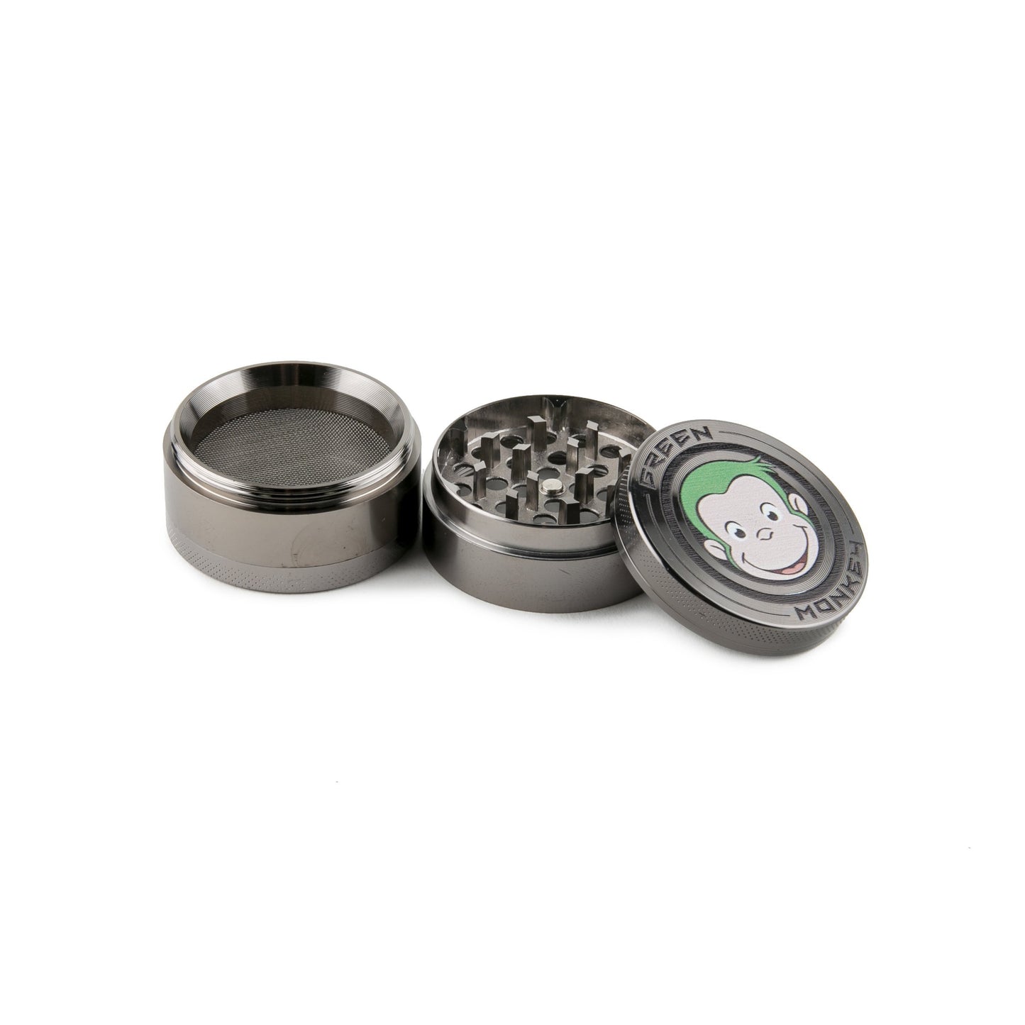 Green Monkey Capuchin Grinder - Gun Metal - 50MM