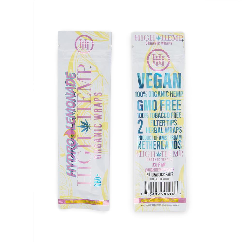 High Hemp Hydro Lemonade Wraps - 25ct