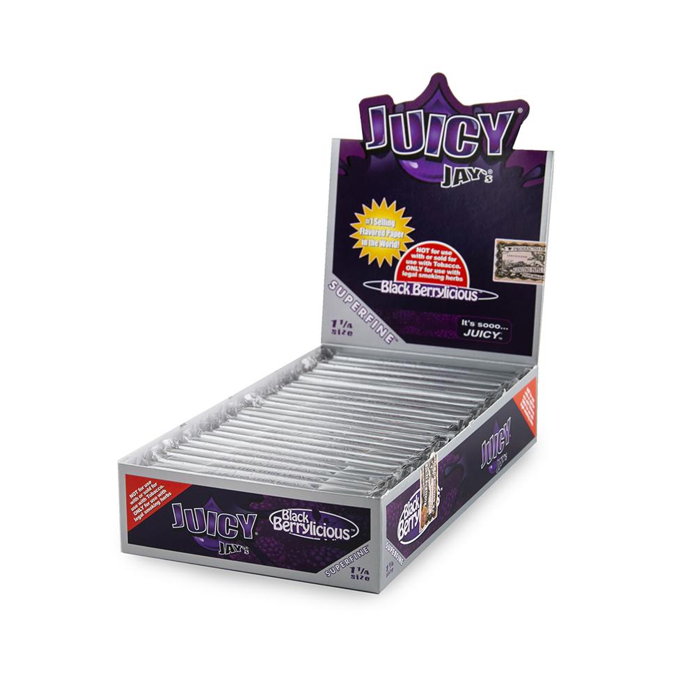 Juicy Jays Super Fine Blackberrylicious Papers 1 1/4 - 24ct