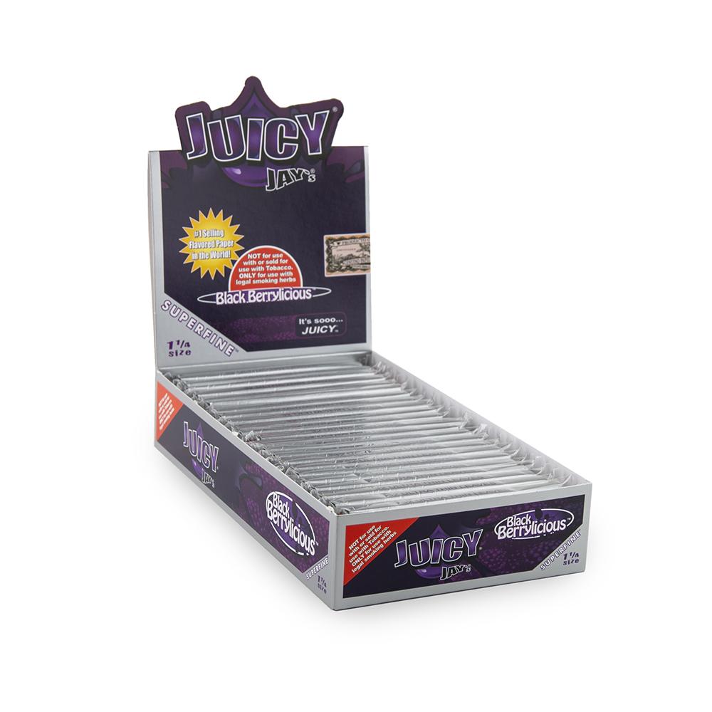 Juicy Jays Super Fine Blackberrylicious Papers 1 1/4 - 24ct