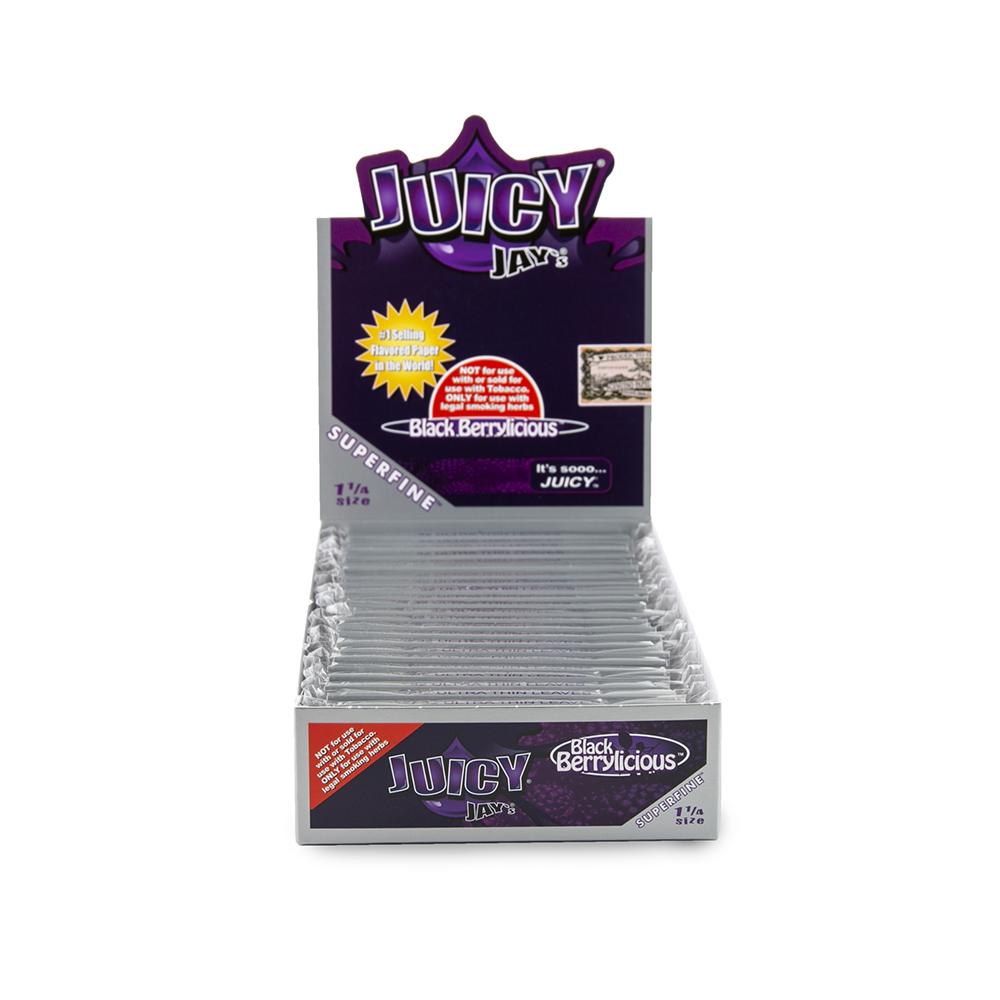 Juicy Jays Super Fine Blackberrylicious Papers 1 1/4 - 24ct