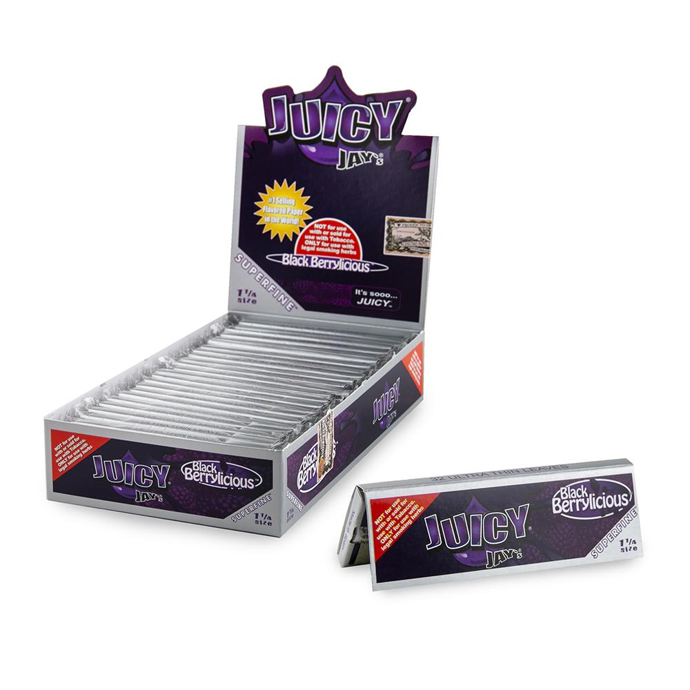 Juicy Jays Super Fine Blackberrylicious Papers 1 1/4 - 24ct