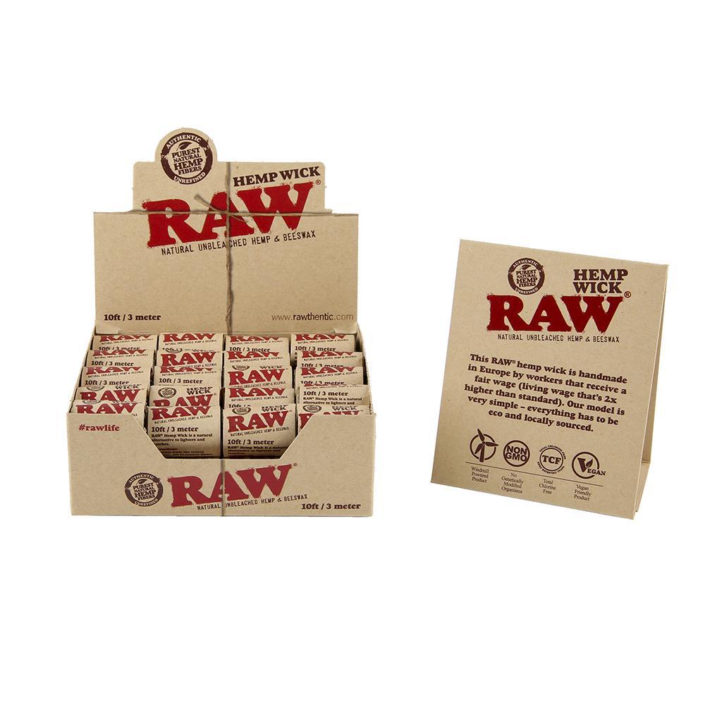 RAW Hempwick 10ft - 40ct