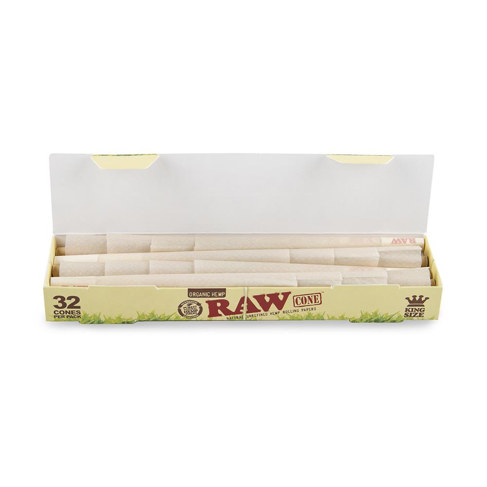 RAW Organic Cones - King Size - 12pk - 32ct