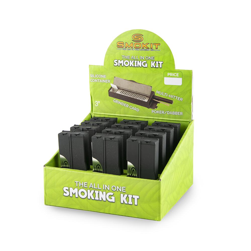 Smokit Dugout Case - Black - 12ct