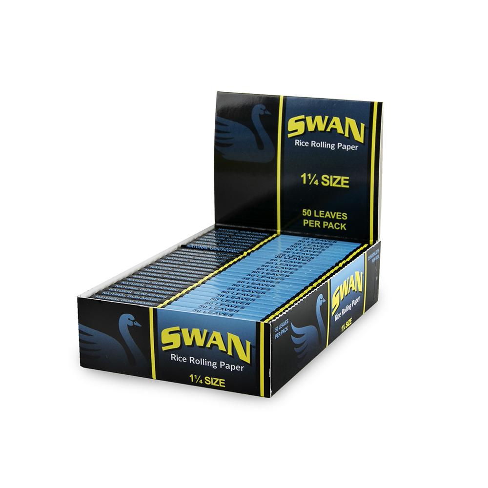 Swan Rice Rolling Papers - 1 1/4 - Blue