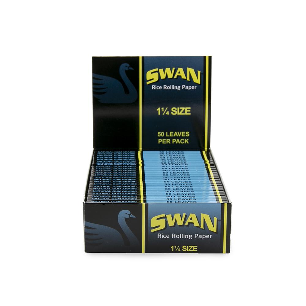 Swan Rice Rolling Papers - 1 1/4 - Blue