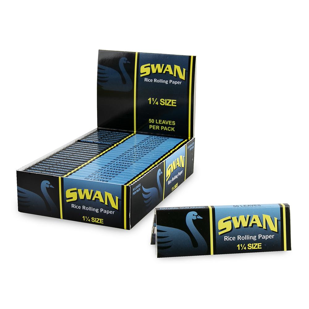 Swan Rice Rolling Papers - 1 1/4 - Blue