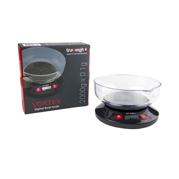 Truweigh Vortex Digital Bowl Scale 2000G X 0.1G - Black – Dispensary Supply