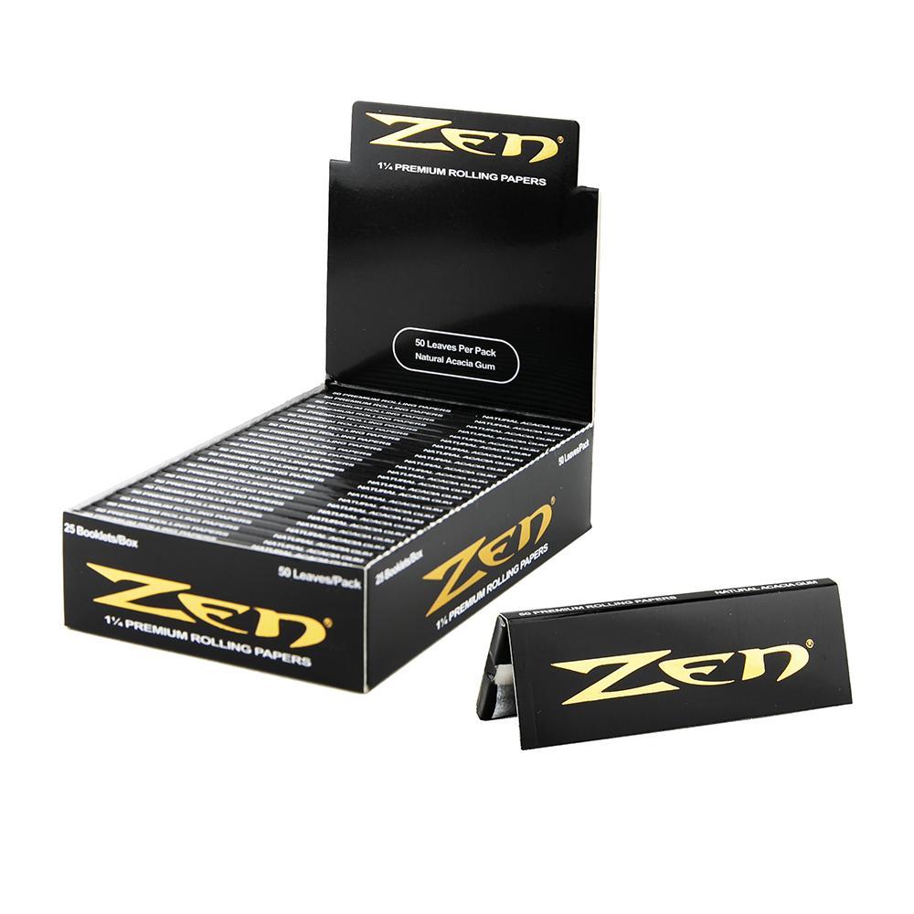 Zen Rolling Papers - Black & Gold - 25ct