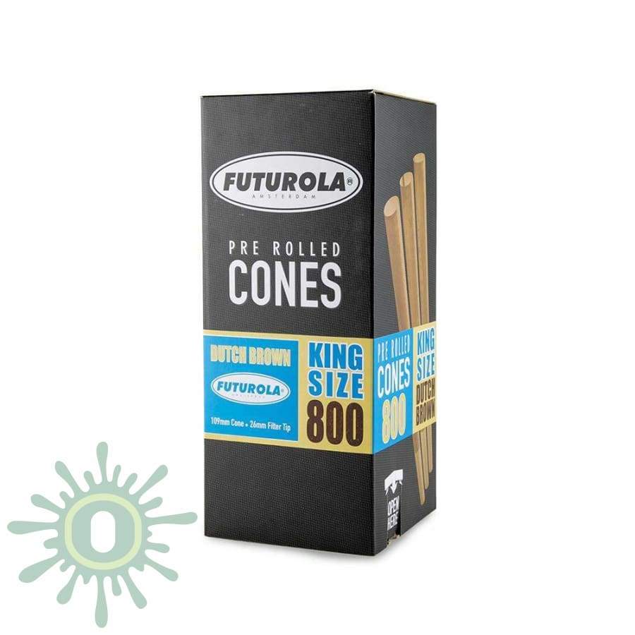 Futurola Cones King Size Dutch Brown - 800Ct Rolling Papers