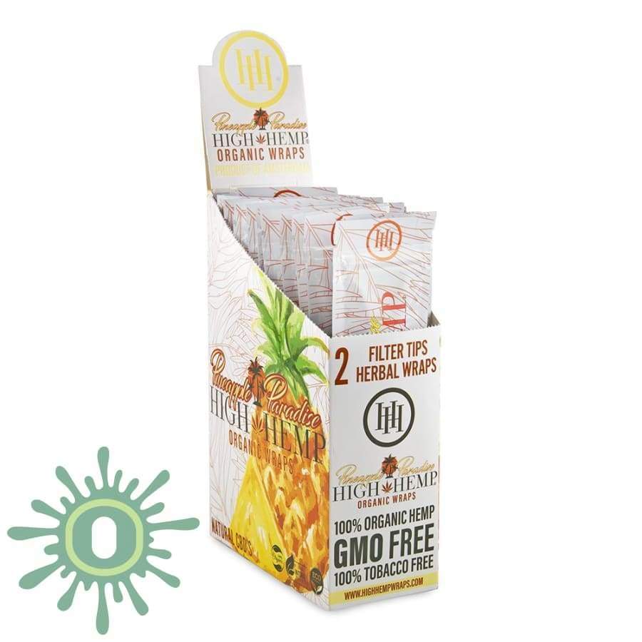 High Hemps Pineapple Paradise Wraps - 25Ct Hemp