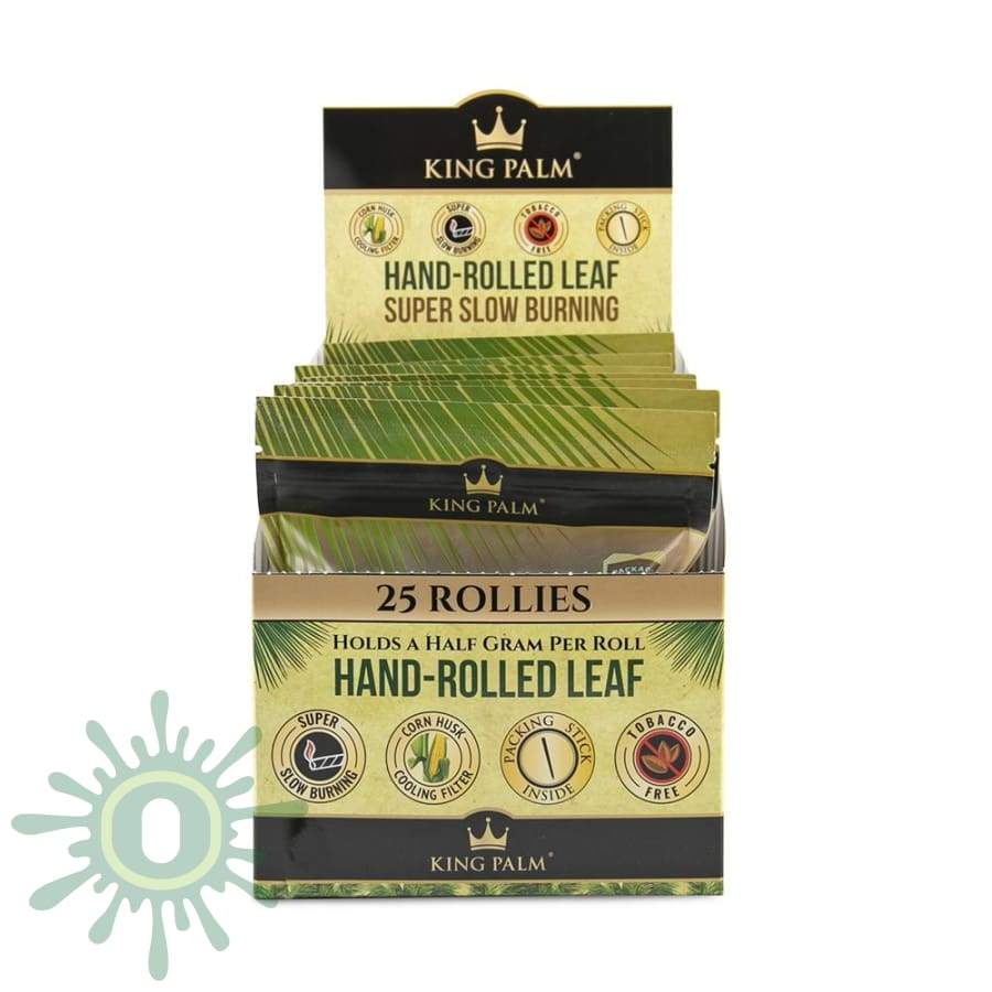 King Palm Rollie Size Bulk 25Pk + Boveda - 8Ct Blunt Wraps