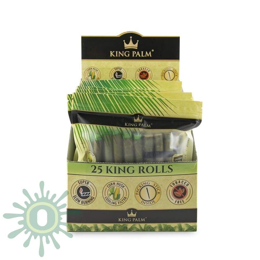 King Palm Size Bulk 25Pk + Boveda - 8Ct Blunt Wraps