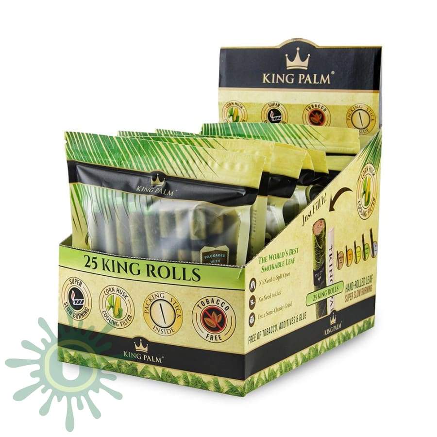 King Palm Size Bulk 25Pk + Boveda - 8Ct Blunt Wraps