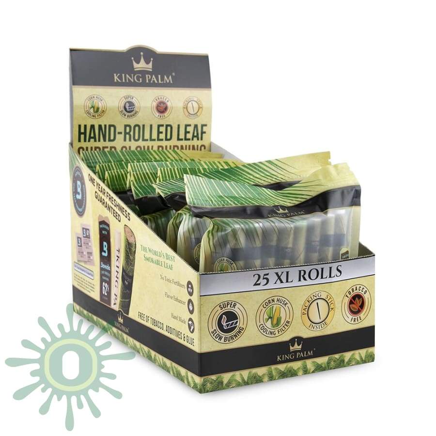 King Palm Xl Size Bulk 25Pk + Boveda - 8Ct Blunt Wraps