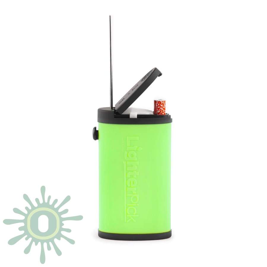 Lighterpick All-In-One Waterproof Smoking Dugout - Green